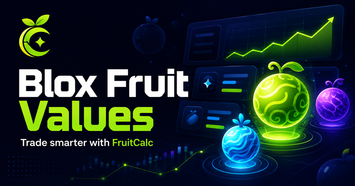 Blox Fruit Values – Updated List & Trade Tool | FruitCalc
